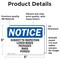 Signmission Subject To Inspection Lunch Boxes Packages, 5 in W x Rectangle, Vinyl Decal OS-2PACK-NS-D-35-L-16637 - alternate 6